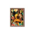 Picture of Music Guitar Collage  _GroupedProduct_Rectangle_Portrait_Framed_Matted_