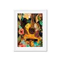 Picture of Music Guitar Collage  _GroupedProduct_Rectangle_Portrait_Framed_Matted_