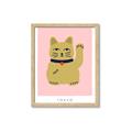 Picture of Maneki Neko – Lucky Cat _GroupedProduct_Rectangle_Portrait_Framed_Matted_