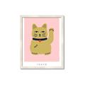 Picture of Maneki Neko – Lucky Cat _GroupedProduct_Rectangle_Portrait_Framed_Matted_