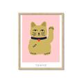 Picture of Maneki Neko – Lucky Cat _GroupedProduct_Rectangle_Portrait_Framed_Matted_