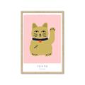 Picture of Maneki Neko – Lucky Cat _GroupedProduct_Rectangle_Portrait_Framed_Matted_