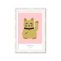 Picture of Maneki Neko – Lucky Cat _GroupedProduct_Rectangle_Portrait_Framed_Matted_
