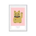 Picture of Maneki Neko – Lucky Cat _GroupedProduct_Rectangle_Portrait_Framed_Matted_