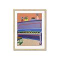 Picture of Retro Style Piano _GroupedProduct_Rectangle_Portrait_Framed_Matted_