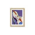 Picture of Retro Style Violin _GroupedProduct_Rectangle_Portrait_Framed_Matted_