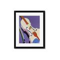 Picture of Retro Style Violin _GroupedProduct_Rectangle_Portrait_Framed_Matted_