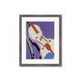 Picture of Retro Style Violin _GroupedProduct_Rectangle_Portrait_Framed_Matted_