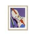 Picture of Retro Style Violin _GroupedProduct_Rectangle_Portrait_Framed_Matted_