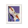 Picture of Retro Style Violin _GroupedProduct_Rectangle_Portrait_Framed_Matted_