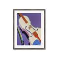 Picture of Retro Style Violin _GroupedProduct_Rectangle_Portrait_Framed_Matted_