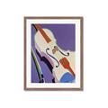 Picture of Retro Style Violin _GroupedProduct_Rectangle_Portrait_Framed_Matted_
