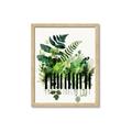 Picture of Piano watercolor Poster _GroupedProduct_Rectangle_Portrait_Framed_Matted_