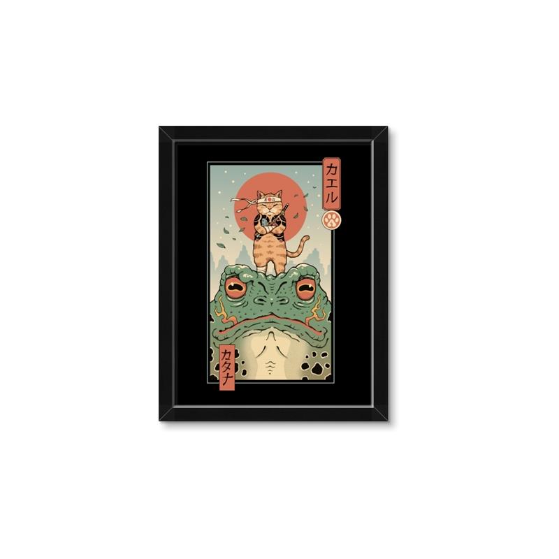 Picture of Catana  Frog Poster _GroupedProduct_Rectangle_Portrait_Framed_Matted_