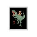 Picture of Catana T-Rex _GroupedProduct_Rectangle_Portrait_Framed_Matted_