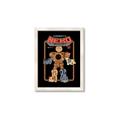 Picture of Robo Neko Cat Poster _GroupedProduct_Rectangle_Portrait_Framed_Matted_