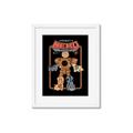 Picture of Robo Neko Cat Poster _GroupedProduct_Rectangle_Portrait_Framed_Matted_