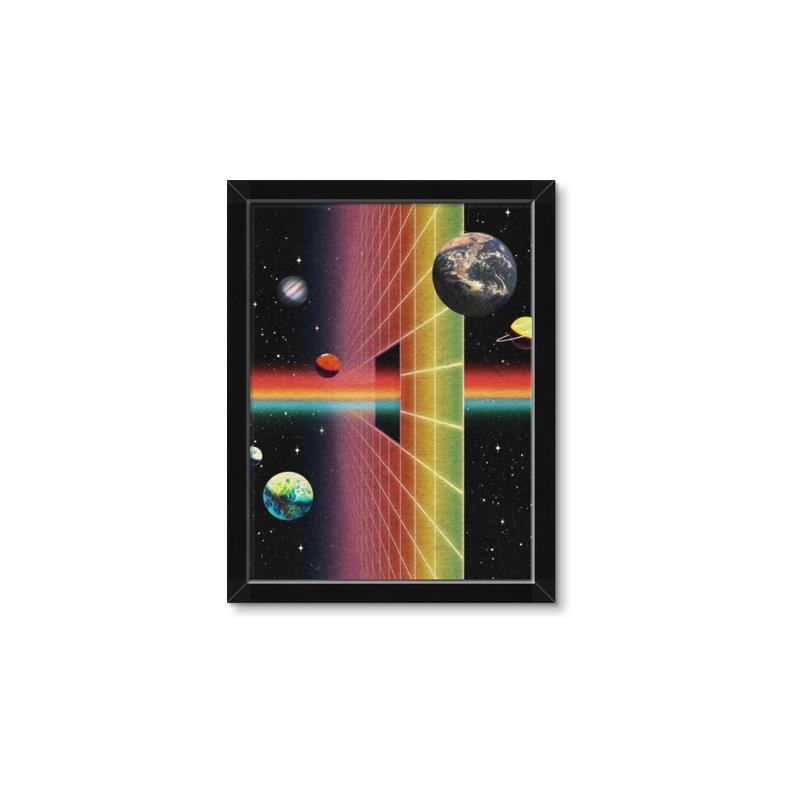 Picture of Space Rainbow Poster  _GroupedProduct_Rectangle_Portrait_Framed_Matted_