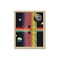 Picture of Space Rainbow Poster  _GroupedProduct_Rectangle_Portrait_Framed_Matted_