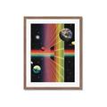 Picture of Space Rainbow Poster  _GroupedProduct_Rectangle_Portrait_Framed_Matted_