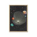 Picture of Abstract Space Poster _GroupedProduct_Rectangle_Portrait_Framed_Matted_