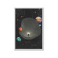 Picture of Abstract Space Poster _GroupedProduct_Rectangle_Portrait_Framed_Matted_