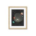 Picture of Abstract Space Poster _GroupedProduct_Rectangle_Portrait_Framed_Matted_