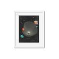 Picture of Abstract Space Poster _GroupedProduct_Rectangle_Portrait_Framed_Matted_