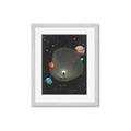 Picture of Abstract Space Poster _GroupedProduct_Rectangle_Portrait_Framed_Matted_
