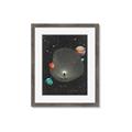 Picture of Abstract Space Poster _GroupedProduct_Rectangle_Portrait_Framed_Matted_
