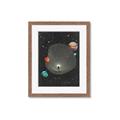Picture of Abstract Space Poster _GroupedProduct_Rectangle_Portrait_Framed_Matted_