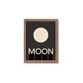 Picture of Moon Typography Poster _GroupedProduct_Rectangle_Portrait_Framed_Matted_