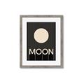 Picture of Moon Typography Poster _GroupedProduct_Rectangle_Portrait_Framed_Matted_
