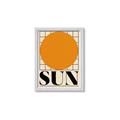 Picture of Sun Typography Poster _GroupedProduct_Rectangle_Portrait_Framed_Matted_