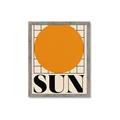 Picture of Sun Typography Poster _GroupedProduct_Rectangle_Portrait_Framed_Matted_
