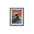 Picture of Retro Spaceman with Guitar Poster _GroupedProduct_Rectangle_Portrait_Framed_Matted_
