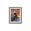 Picture of Retro Spaceman with Guitar Poster _GroupedProduct_Rectangle_Portrait_Framed_Matted_