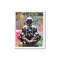 Picture of Retro Spaceman Poster _GroupedProduct_Rectangle_Portrait_Framed_Matted_