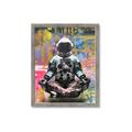 Picture of Retro Spaceman Poster _GroupedProduct_Rectangle_Portrait_Framed_Matted_