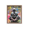 Picture of Retro Spaceman Poster _GroupedProduct_Rectangle_Portrait_Framed_Matted_