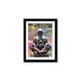 Picture of Retro Spaceman Poster _GroupedProduct_Rectangle_Portrait_Framed_Matted_
