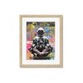 Picture of Retro Spaceman Poster _GroupedProduct_Rectangle_Portrait_Framed_Matted_