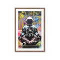 Picture of Retro Spaceman Poster _GroupedProduct_Rectangle_Portrait_Framed_Matted_