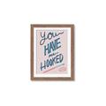 Picture of You Have me Hooked Typography Poster _GroupedProduct_Rectangle_Portrait_Framed_Matted_