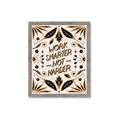 Picture of Work Smarter Not Harder Typography Poster _GroupedProduct_Rectangle_Portrait_Framed_Matted_