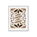 Picture of Work Smarter Not Harder Typography Poster _GroupedProduct_Rectangle_Portrait_Framed_Matted_