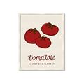 Picture of Food Art - Tomatoes Rome Food Market _GroupedProduct_Rectangle_Portrait_Framed_Matted_