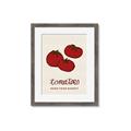 Picture of Food Art - Tomatoes Rome Food Market _GroupedProduct_Rectangle_Portrait_Framed_Matted_