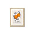 Picture of Food Art - Oranges Valencia Fruit Market _GroupedProduct_Rectangle_Portrait_Framed_Matted_