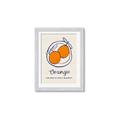 Picture of Food Art - Oranges Valencia Fruit Market _GroupedProduct_Rectangle_Portrait_Framed_Matted_